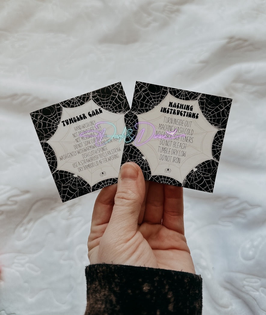 Care Cards- Double sided