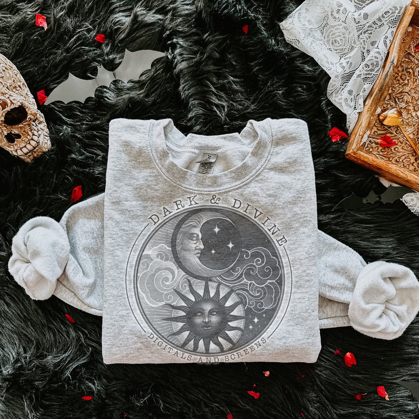 EDGY GILDAN ASH GREY MOCK UP -DIGITAL DOWNLOAD