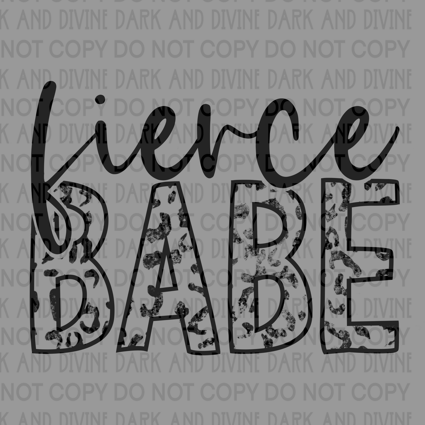 Fierce Babe-DIGITAL DOWNLOAD