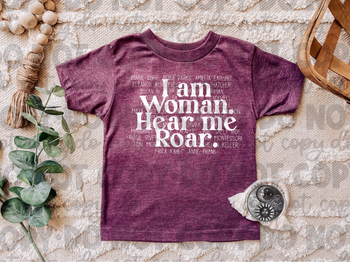 I Am Woman RTS- Youth WHITE