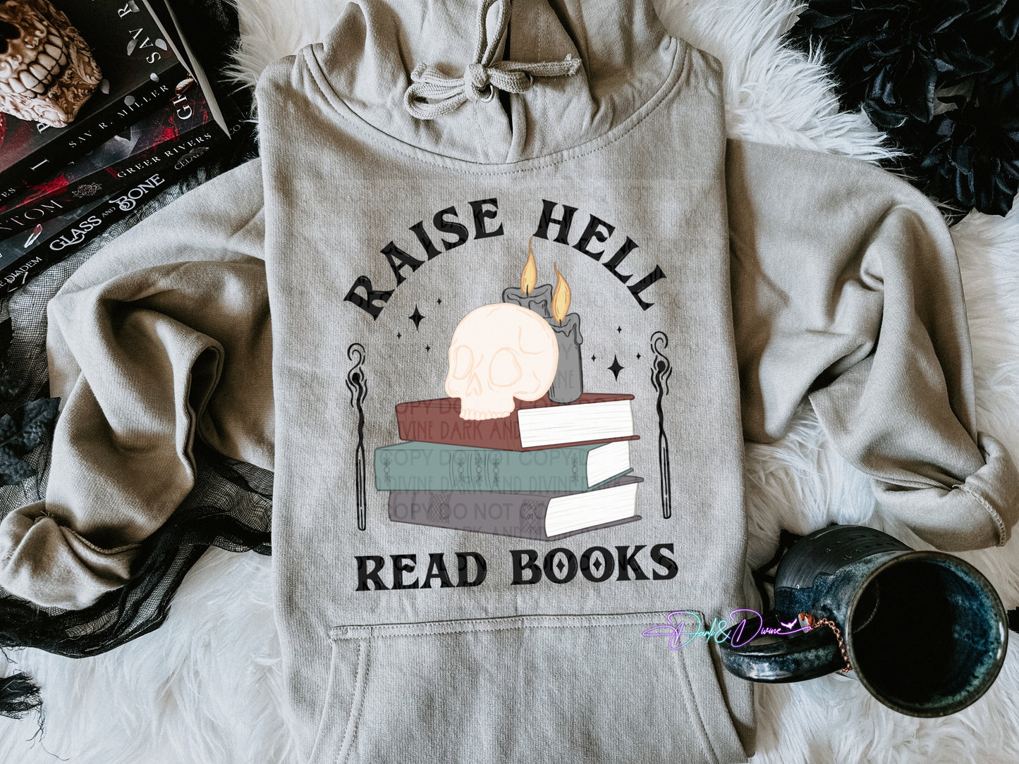 Raise hell, read books-DIGITAL DOWNLOAD