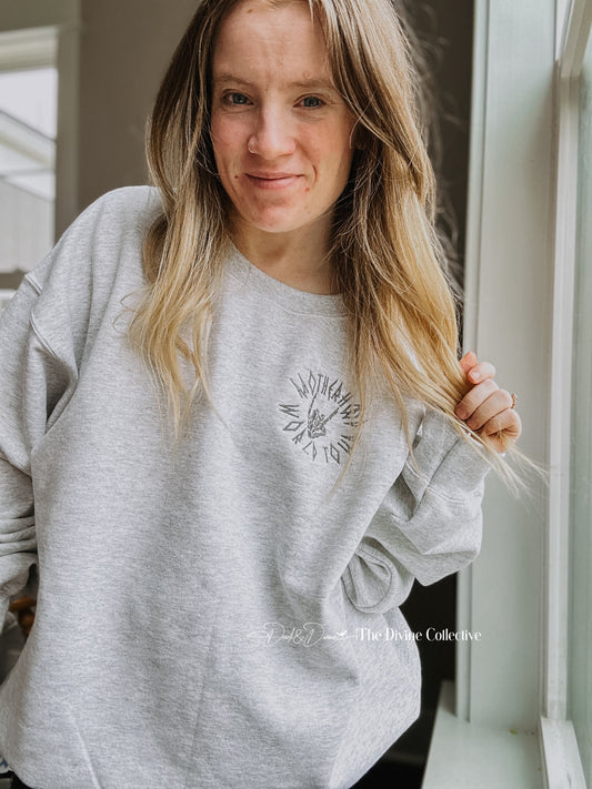 Monochrome MWT Embroidered Sweatshirt