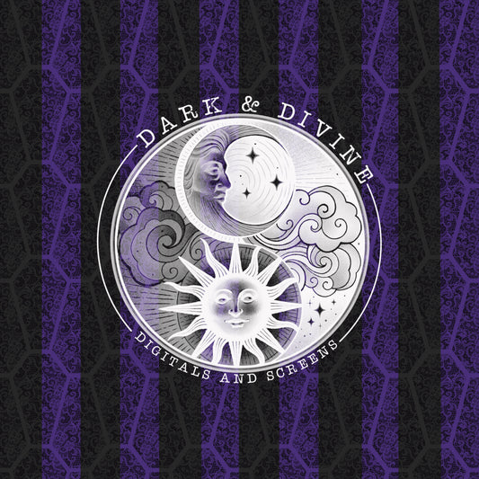 STRIPED purple & black seamless -DIGITAL DOWNLOAD